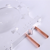 Anti anodizante Al 6063 al 6061 placa de enfriamiento de agua con tubo de cobre