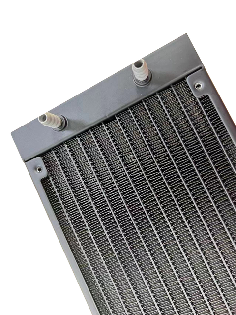 Disipador de calor soldado con autógena cobre de aluminio modificado para requisitos particulares OEM del intercambiador de aletas del Pin de los disipadores de calor de los Heatpipes